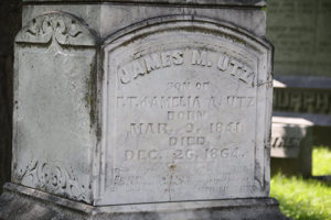 Major James Utz headstone
